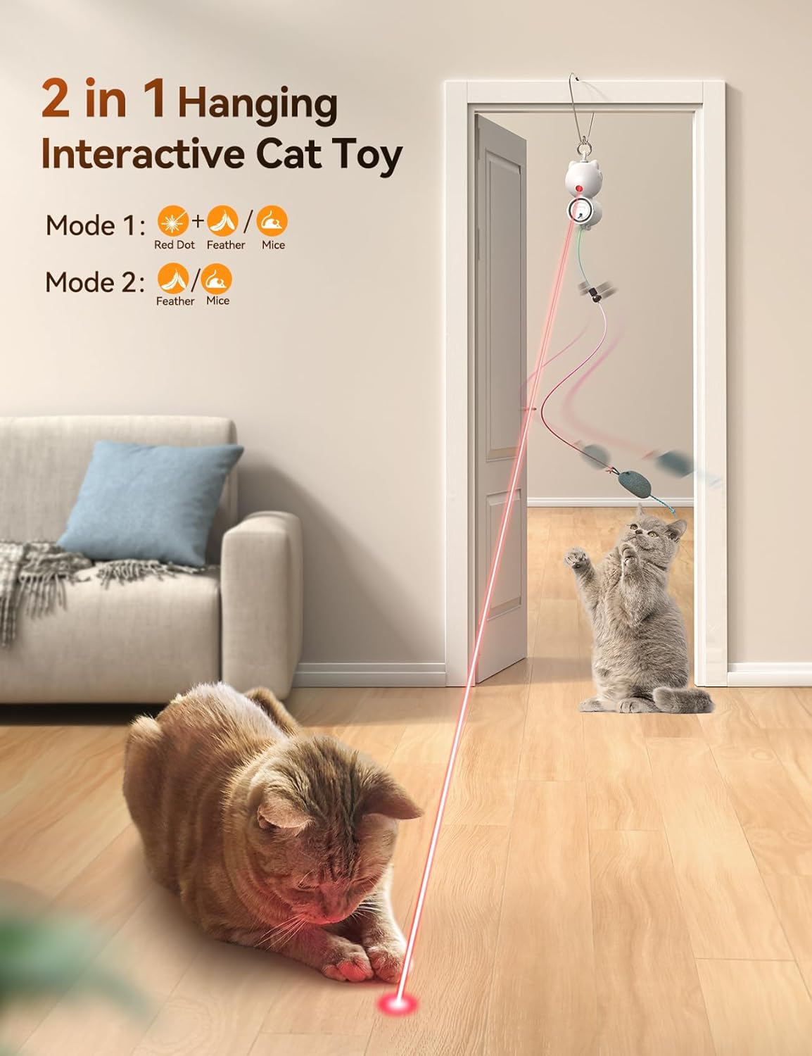 Give your cat hours of effortless happiness!